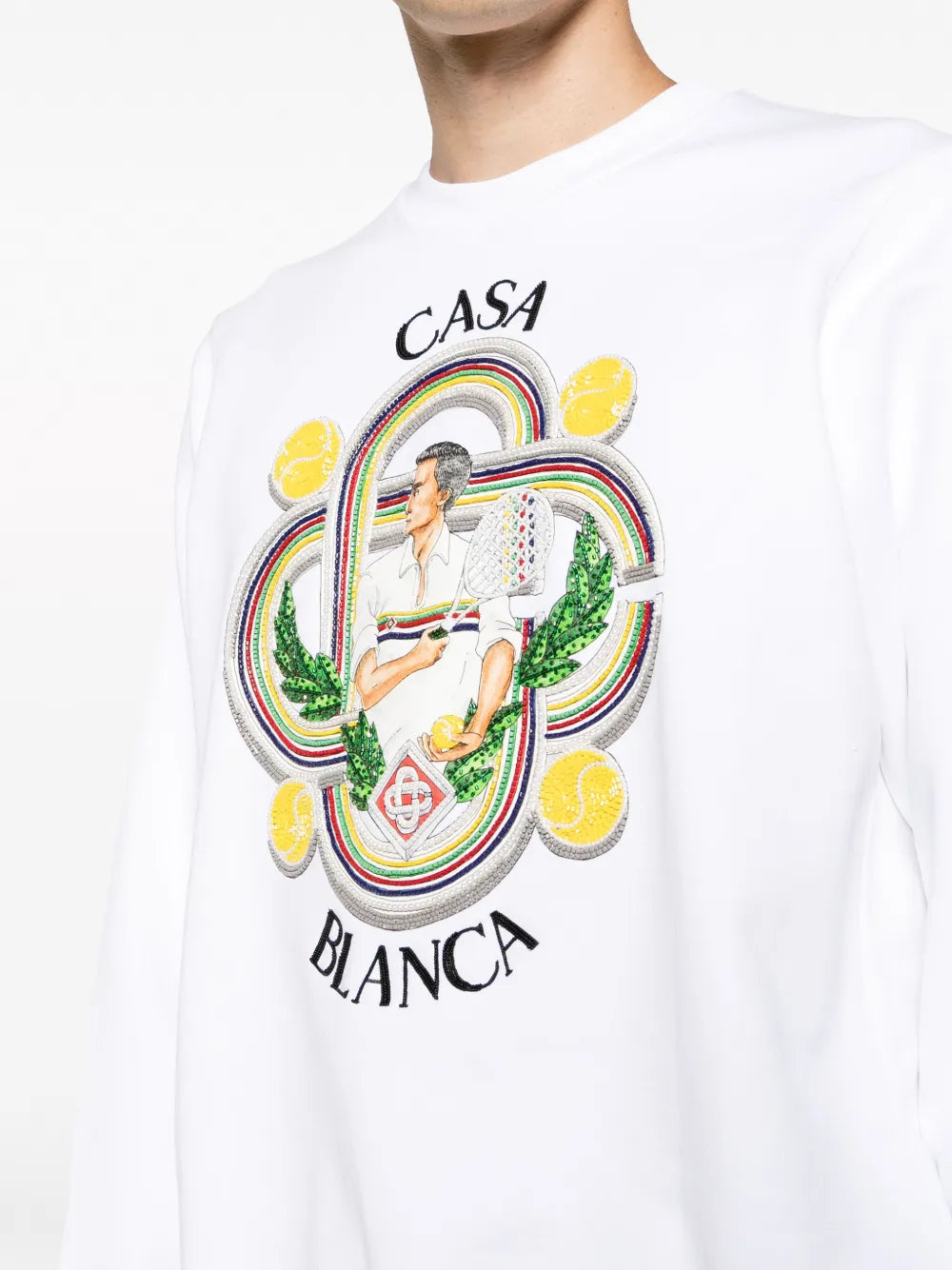 Casablanca Le Joueur Organic Cotton-Jersey ( Conjunto)