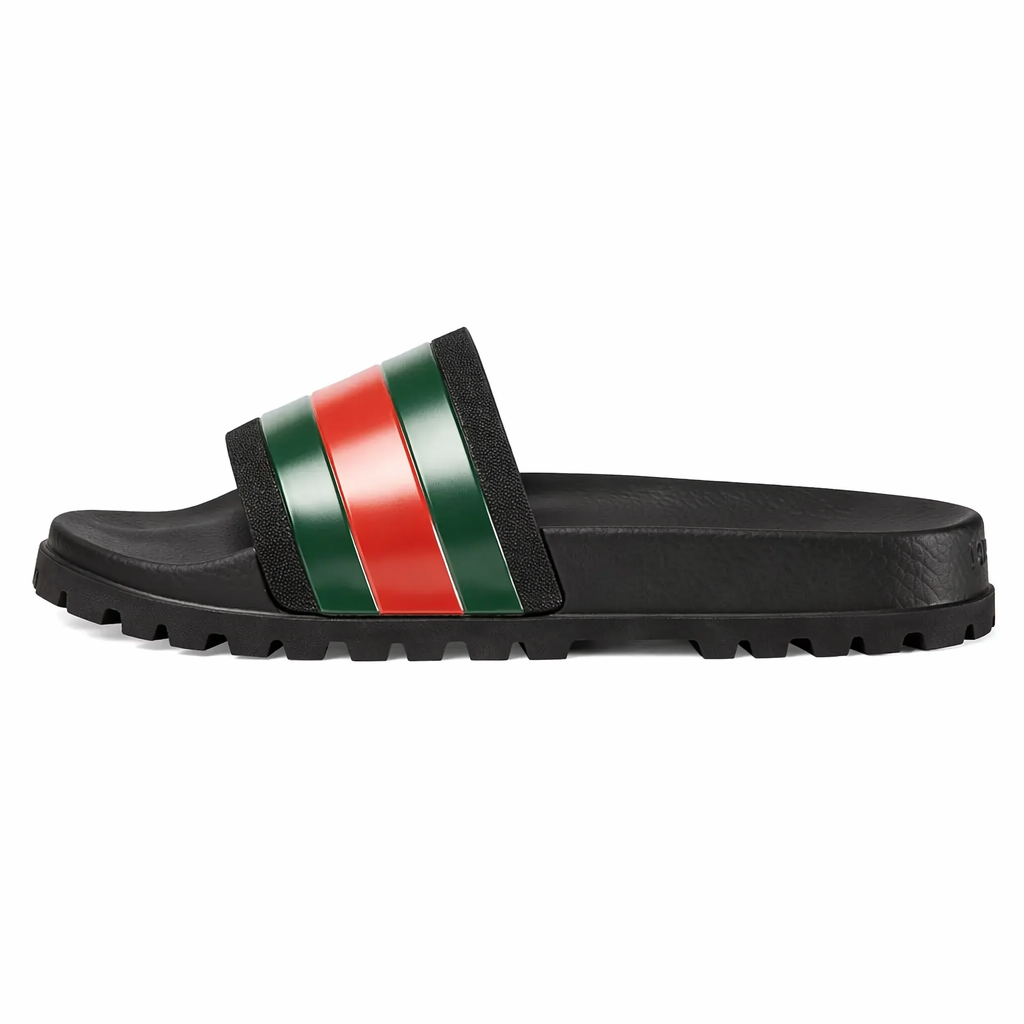 Chinelo Slide Gucci Preto