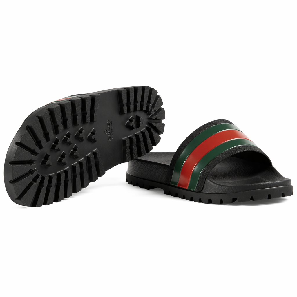 Chinelo Slide Gucci Preto