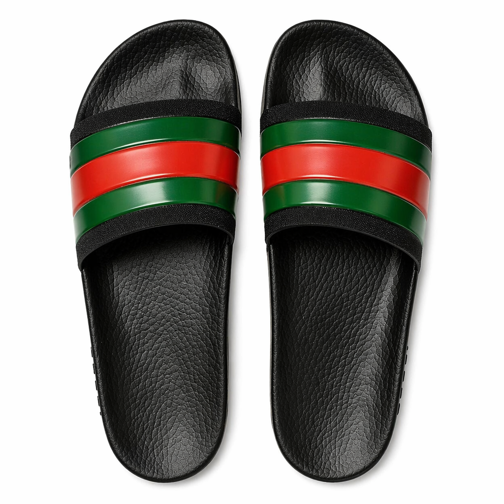 Chinelo Slide Gucci Preto