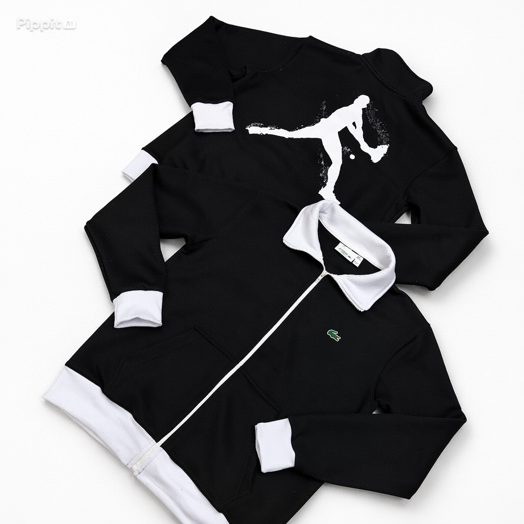 Blusa Masculina de Frio Zip-Up  Lacoste