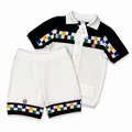 Conjunto Casablanca Knit Checker Preto