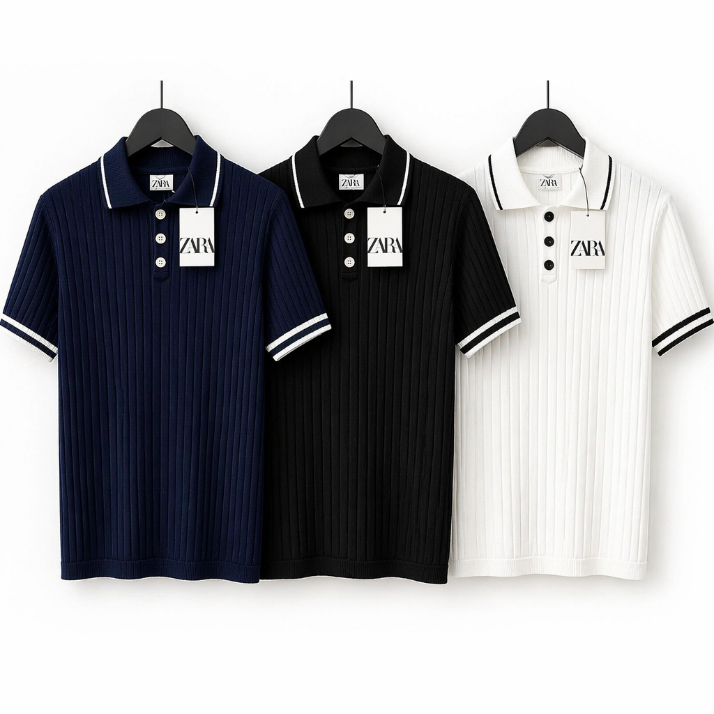 CAMISA GOLA POLO PREMIUM EM TRICÔ ZARA